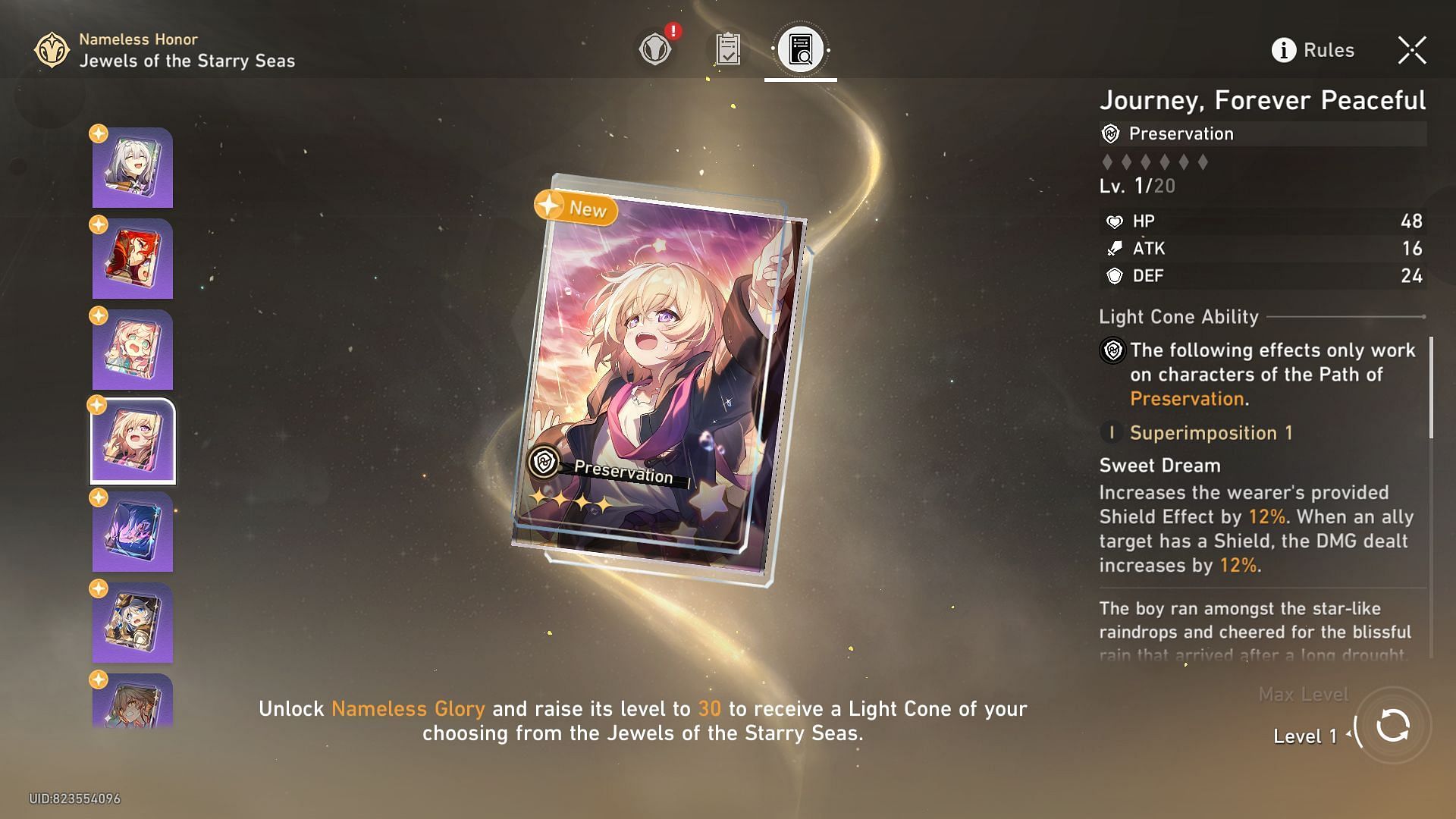 Journey, Forever Peaceful (Image via Sportskeeda Gaming || HoYoverse)